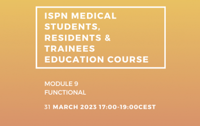 Young ISPN educational course – Sign up for our next module Functional, Fri 31 March