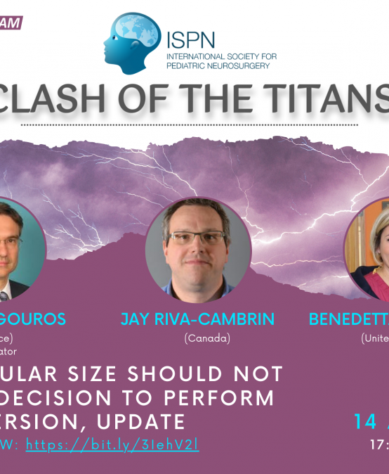 ISPN Clash of the Titans XXII – Ventricular size should not impact decision to perform CSF diversion – Update